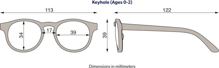 Produktbild Babiators Original Keyhole Bermuda Blue
