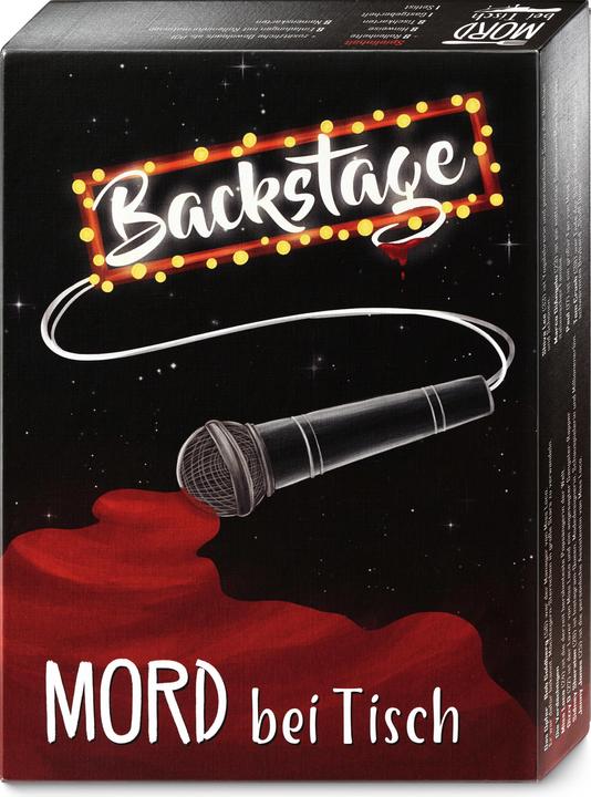 Produktbild Mord bei Tisch Backstage - Krimidinner (Deutsch)