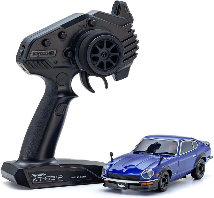 Immagine prodotto Kyosho Mini-Z MA020 Nissan Fairlady 240 ZL 1:27, blu, set completo (ARR Quasi lettura a corredo)