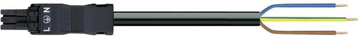 Actual product image Wago Mains connection cable Mains plug - open cable ends Total number of poles: 2 + PE