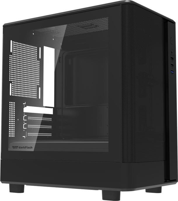 Actual product image Darkflash Tech Darkflash DB330M Mesh computer case (black) (ITX)