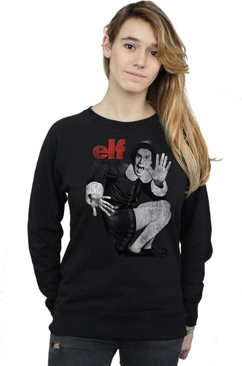 Produktbild Elf Mono Distressed Poster Sweatshirt (S)