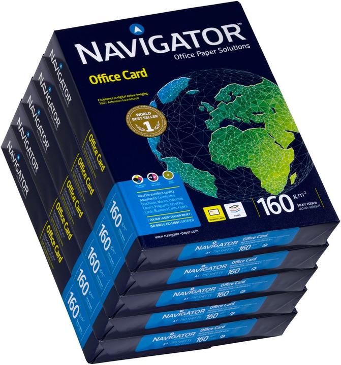 Immagine prodotto Navigator Office Card (160 g/m², 1250 x, A4)