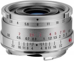 Actual product image Voigtländer Color-Skopar 28mm/2.8 VM II asph. silver (Leica M, full size)