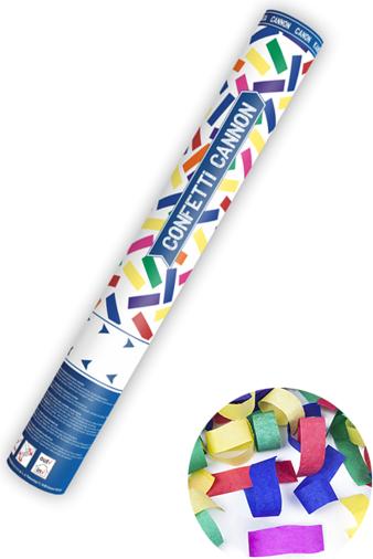 Immagine prodotto Partydeco Cannone di coriandoli, strisce di carta - colorate, 40 cm - 72 pezzi