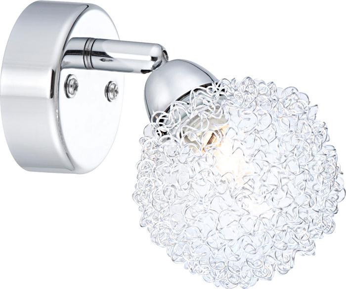 Actual product image Globo Spotlight ORINA, chrome, glass clear, 56624-1 (350 lm, G9)