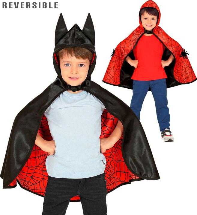 Produktbild Widmann Spiderbat Superhelden Wendecape (116)