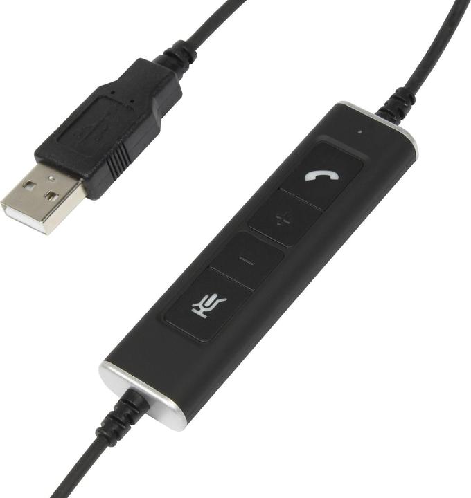 Image du produit Plusonic Casque d'écoute Softphone 6337 10.1P USB Mono, filaire à l'oreille (Filaire, USB-A)