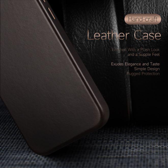 Actual product image Dux Ducis Naples Series Genuine Leather Case (Apple iPhone 14)