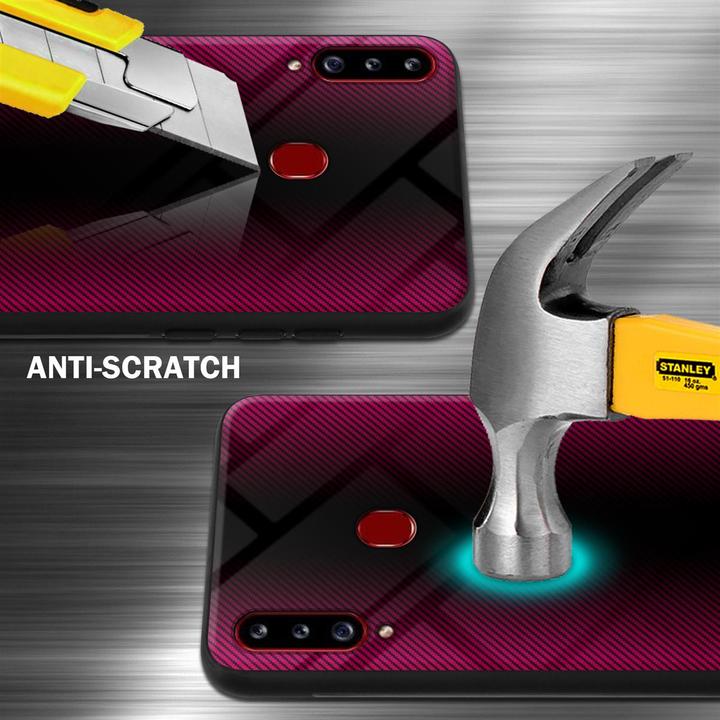 Immagine prodotto Cadorabo Copertura di vetro a strisce in TPU (Samsung Galaxy A20s)