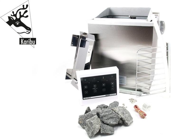 Image du produit Karibu Biokombiofen 9 kW Steuerung easy