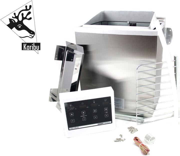 Image du produit Karibu Biokombiofen 9 kW Steuerung easy