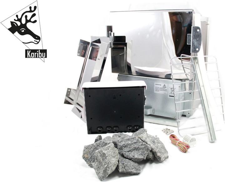 Image du produit Karibu Biokombiofen 9 kW Steuerung easy