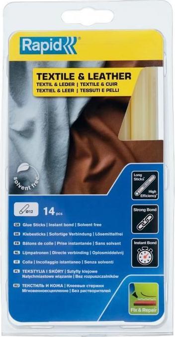 Produktbild Rapid Textil & Leder Klebesticks Ø12x190mm 14 Stück