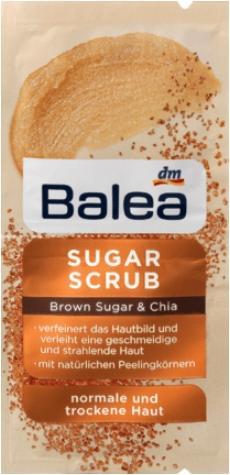 dm Balea sugar scrub (Exfoliation, 16 ml)