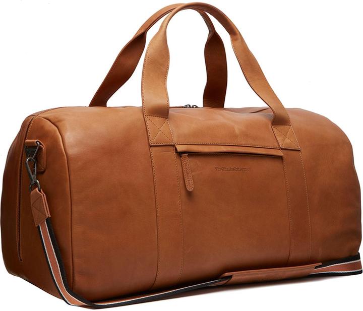 Produktbild The Vegan Cow Chesterfield Brand Leren Weekendtas Cognac Hudson (54 l)