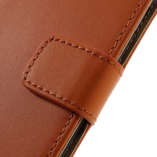 Produktbild Ueli Express iPhone SE / 8 / 7 Buch Etui Tasche Echtleder mit Kartenfach Orange (Apple iPhone SE, Apple iPhone 8, Apple iPhone 7, Apple iPhone SE (2nd Gen), Apple iPhone SE (3rd Gen))