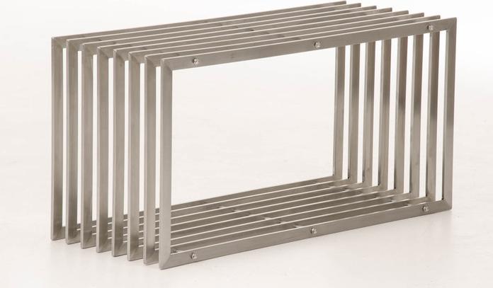 Actual product image CLP Firewood rack Irving 40x50x100, stainless steel (40 x 50 x 100 cm)