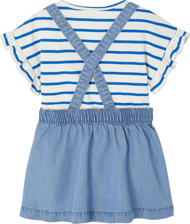 Vertbaudet Mädchen Baby-Set: T-Shirt & Trägerrock
