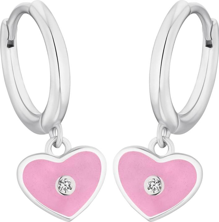 Immagine prodotto Prinzessin Lillifee Gioielli per orecchie da bambina, argento 925, zirconi (sintetici) | cuore (Argento 925)
