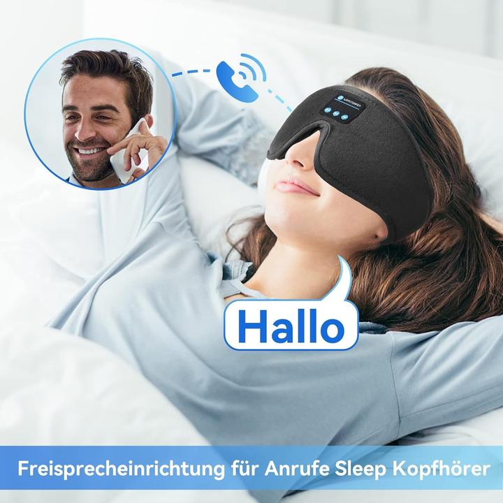 Actual product image Cbx Bluetooth sleep mask with headphones, wireless sleep headphones (Wireless)