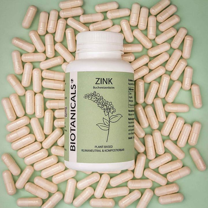 Produktbild Biotanicals Zink 120 Kapseln (120 Stück, Kapseln, 82 g)