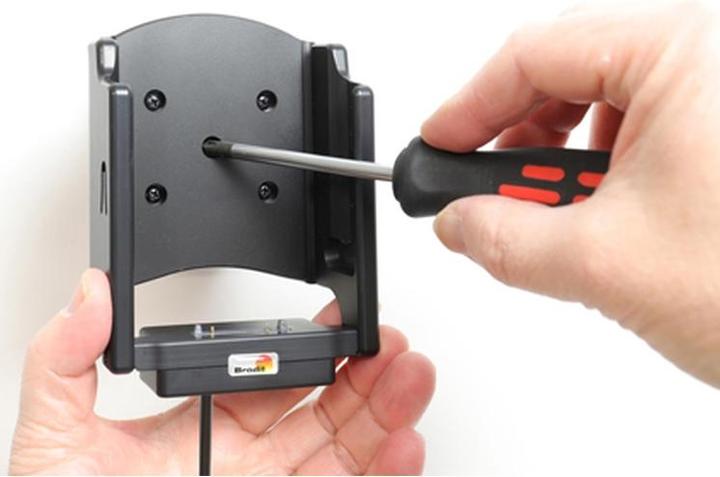 Produktbild Brodit KFZ-Ladestation, TS, TC2X KFZ-Ladestation, Kugelgelenk (Tilt Swivel), Kabeltyp: gerade, inkl.: KFZ-N