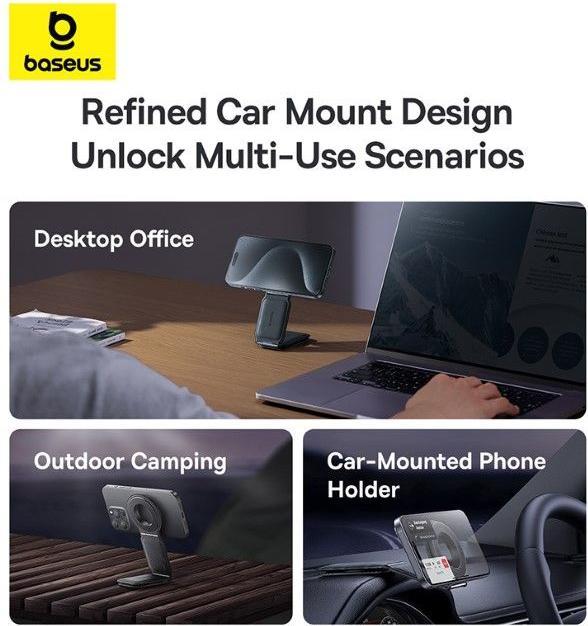 Actual product image Baseus PrimeTrip Series Magnetic Car Mount