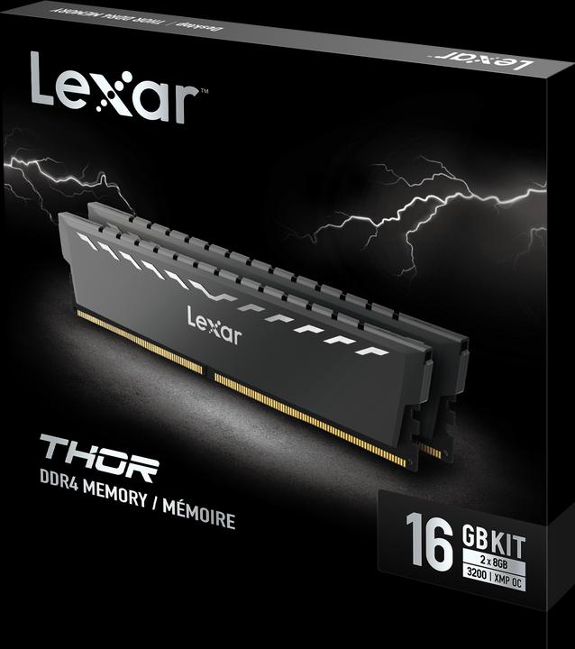 Image du produit Lexar Thor (2 x 8GB, 3200 MHz, RAM DDR4, U-DIMM)