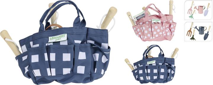 Actual product image Kids Garden Bag 5 pcs assorted 16x11x14cm