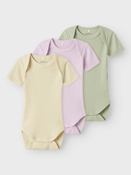 Produktbild Name it Nbnbody 3p Ss Solid Rib Noos (86)
