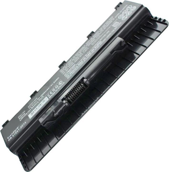 Actual product image ASUS Battery A32N1405, N551 Series, N751 Series, ROG G551 (6 Cells, 4800 mAh)
