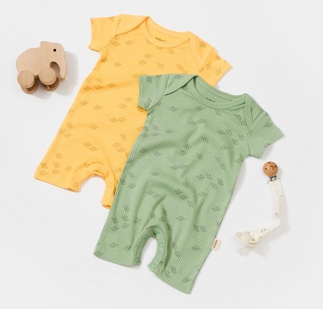 Actual product image BabyCosy 2 Pcs short sleeved Rompers (62)