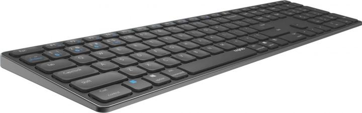 Productafbeelding Rapoo Draadloos multi-mode toetsenbord E9800M, DE layout, donkergrijs (NL, Draadloze)