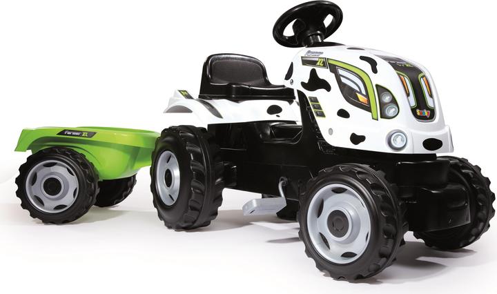 Produktbild Smoby Traktor mit Anhänger-Kuh print