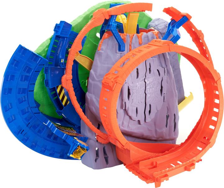 Actual product image Hot Wheels Monster Trucks T-Rex Volcano Arena