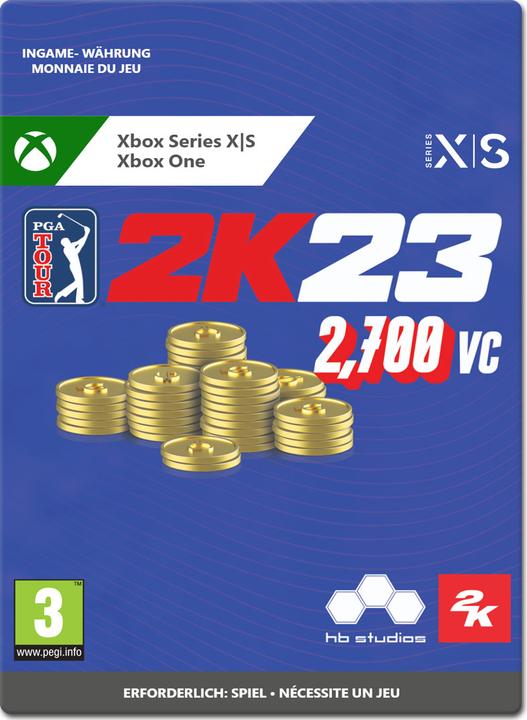Actual product image Microsoft PGA Tour 2K23 - 2700 VC Pack (2700 CHF)