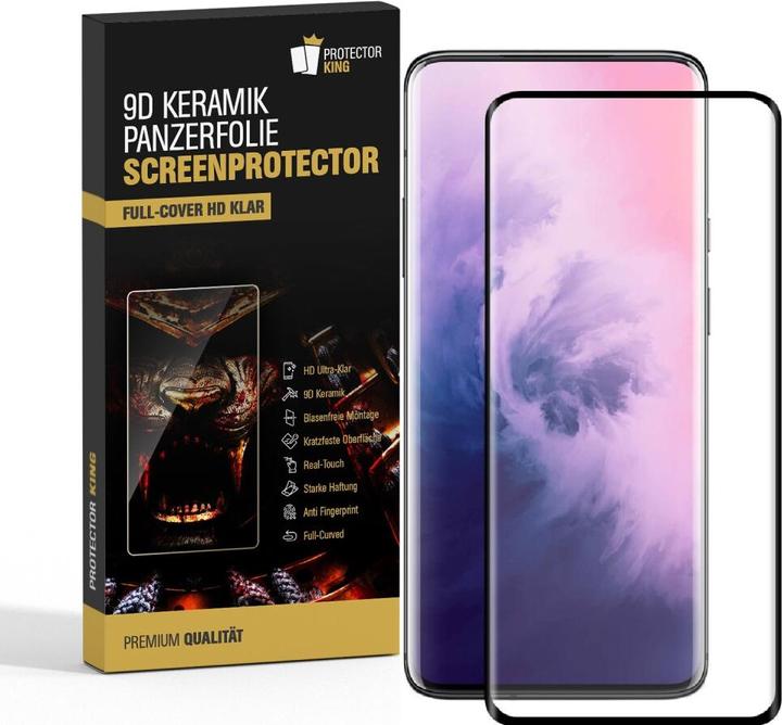 Produktbild Protectorking 1x Ceramic-Glass Full Cover HD Klar (1 Stück, OnePlus 7 Pro)