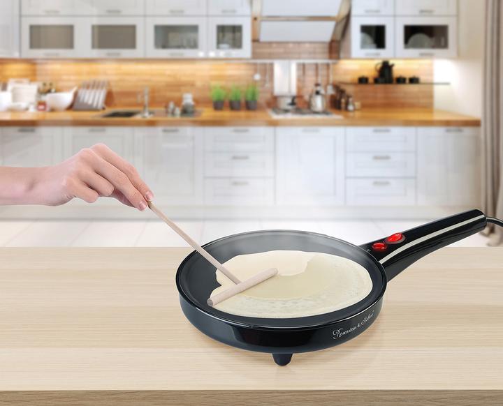 Immagine prodotto Rosenstein & Söhne Creatore di crépe, popcorn e padella elettrica 3in1