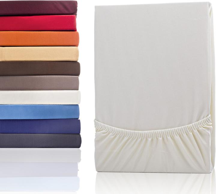 Actual product image Etérea Microfibre Jersey Fitted Sheet (180 x 200 cm, 200 x 200 cm)