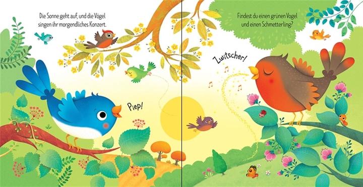 Produktbild Usborne Verlag - Erstes Puzzle & Buch: Im Garten (9 Teile)