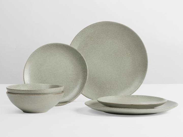 Immagine prodotto Broste Copenhagen Set di stoviglie NORDIC MARSH per pranzo per due persone 6 pezzi (6 Pezzo/i)
