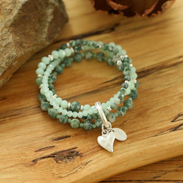 Produktbild Andreani Armband mit echter natürlicher Jade (8 cm)