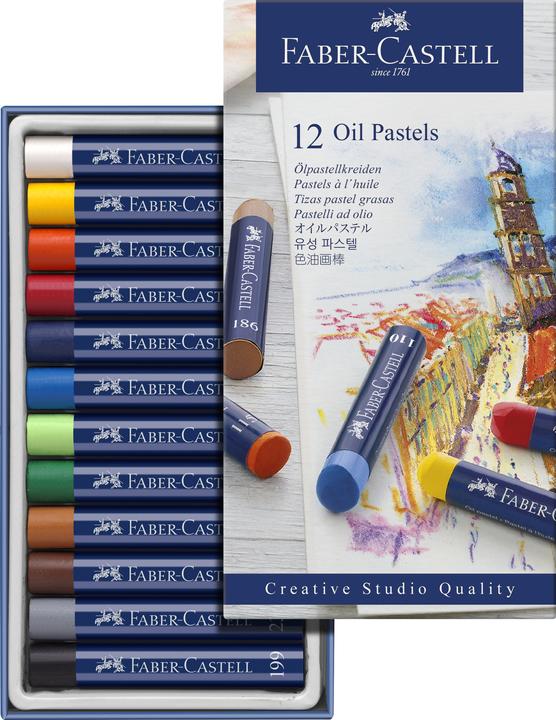 Actual product image Faber-Castell Oil pastels STUDIO (Multicoloured, 12 x)