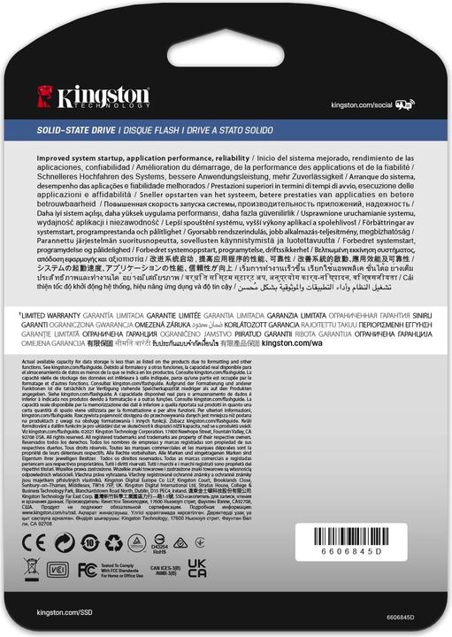 Immagine prodotto Kingston DC600M (3840 GB, 2.5")