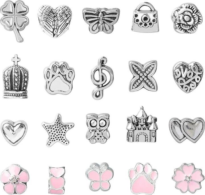 Image du produit Activity Board Bracelet pour enfants bricolage pendentif perle - Perles colorées Exquisite coffret-cadeau Set