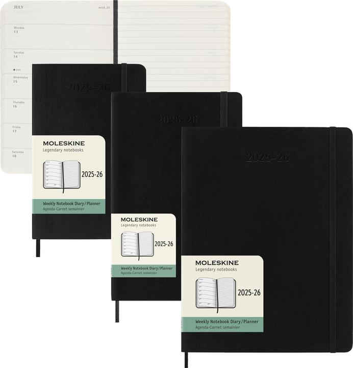 Produktbild Moleskine Notizkalender (19 x 25 cm, Englisch)