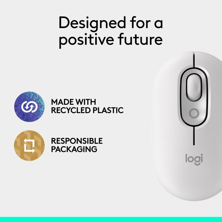 Actual product image Logitech POP Mouse with personalisable emoji (Wireless)