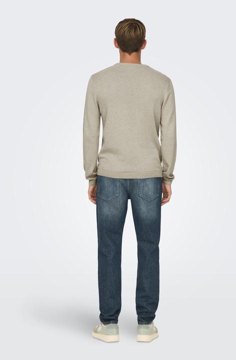 Produktbild Only & Sons Rundhalsausschnitt Pullover Strickpullover (L)