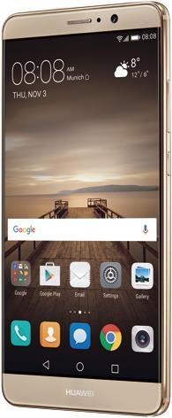 Produktbild Huawei Mate 9 (64 GB, Champagne Gold, 5.90", Hybrid Dual SIM, 20 Mpx, 4G)